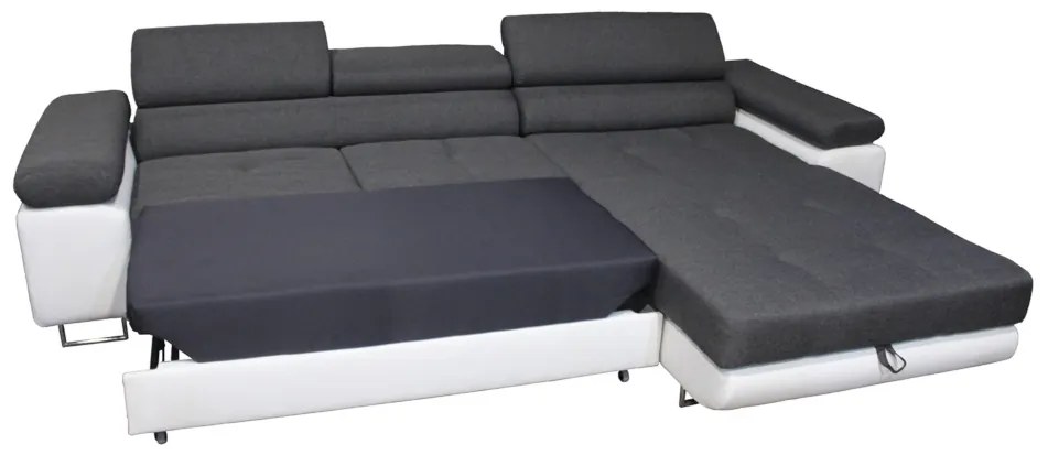 Supermobel Coltar extensibil DARKO mini, 275x73-94x200, sawana 14/sioux 1115, dreapta