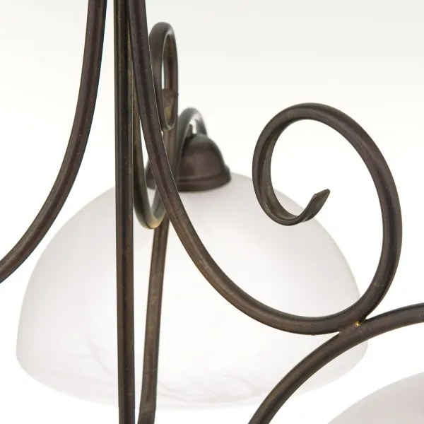 Orion - Lustru suspendat pe lanț RULA 3xE27/40W/230V Ø 70 cm alb/bronz
