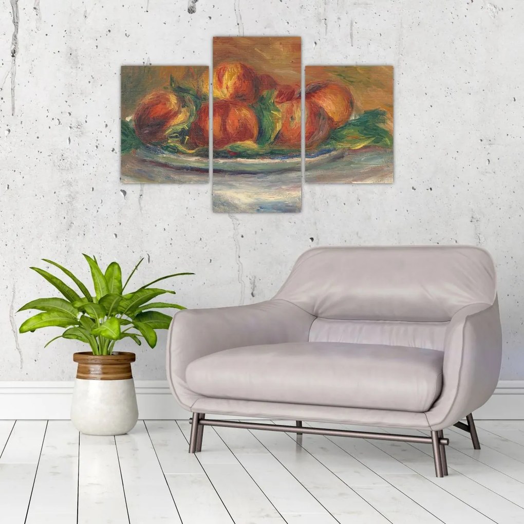 Tablou - Auguste Renoir, Peaches on a Plate, reproducere (90x60 cm)