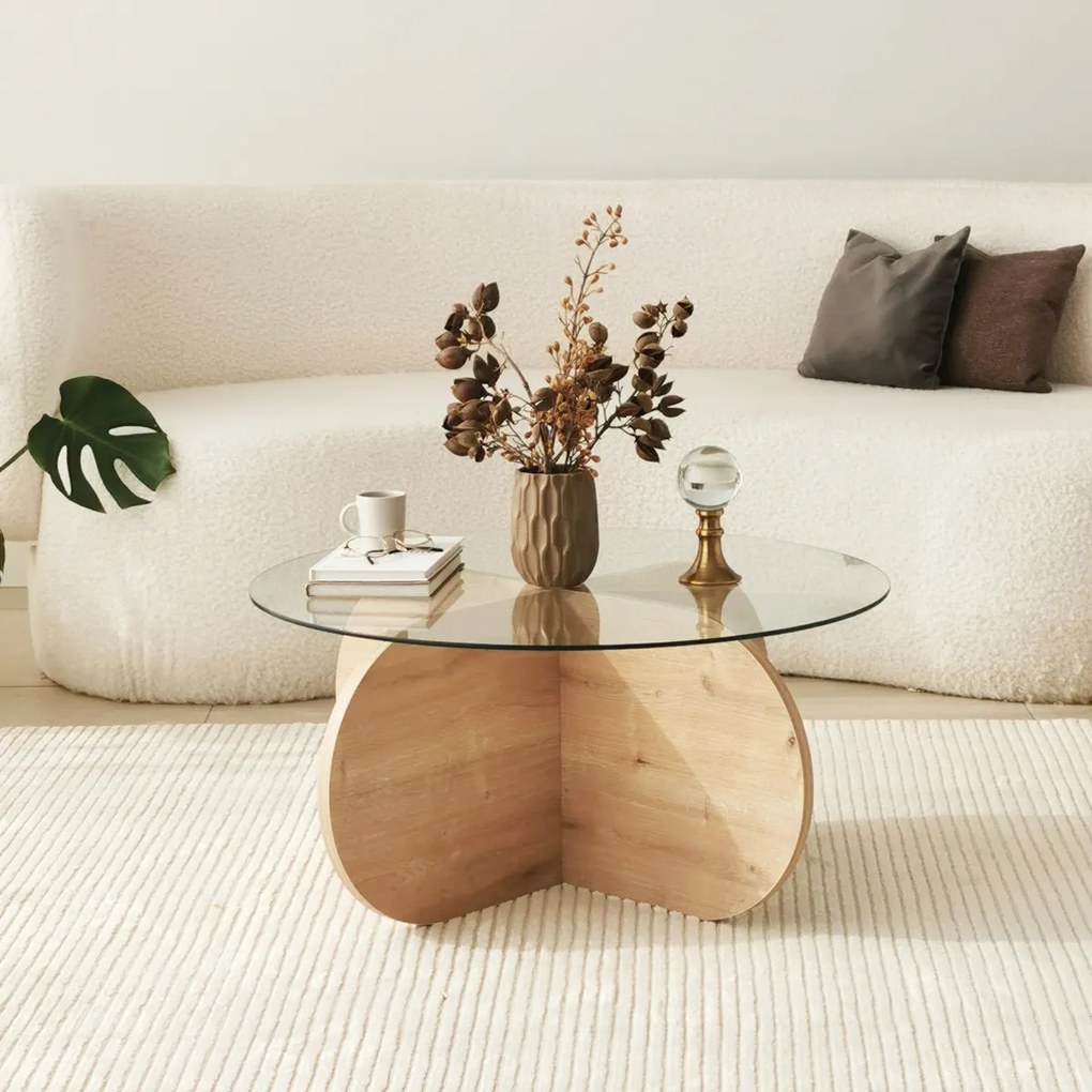 Măsuță de cafea Bubble Sapphire Oak