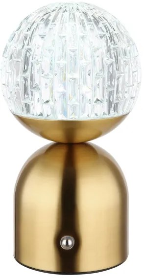 Lampă LED tactilă dimabilă de masă Globo 21007M JULSY LED/2,5W/3,7V 2700/4000/6500K alamă
