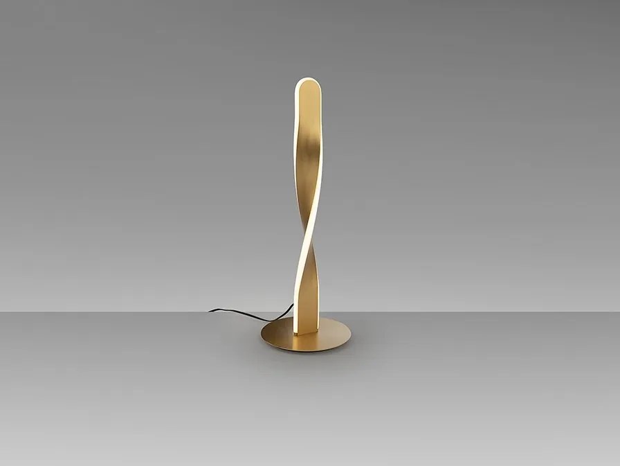 Veioza LED design modern decorativ Twist auriu