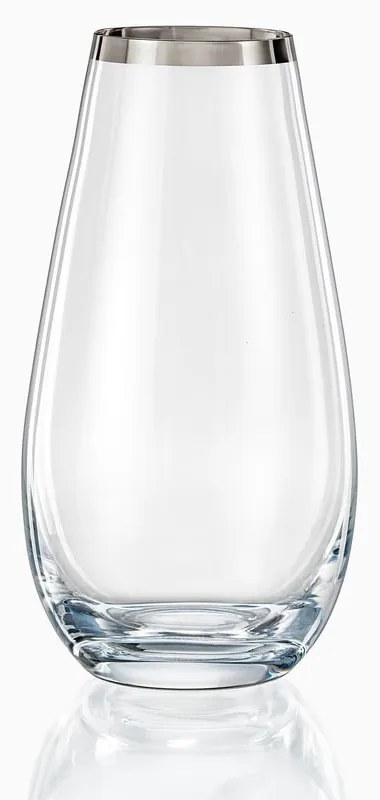 Vază din sticlă Crystalex Frost, înălțime 13 cm