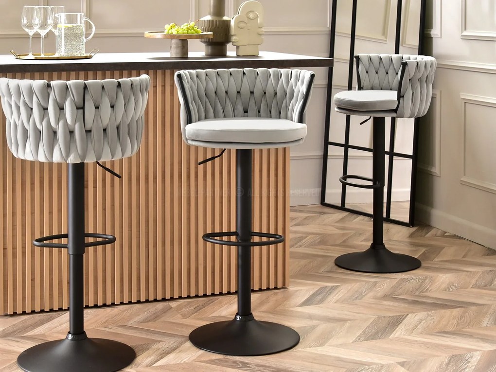 Scaun Adel (gri + negru). 1110645