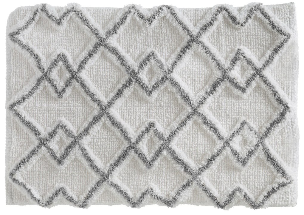 Covor de baie ETNIC, 50 x 75 cm, model gri