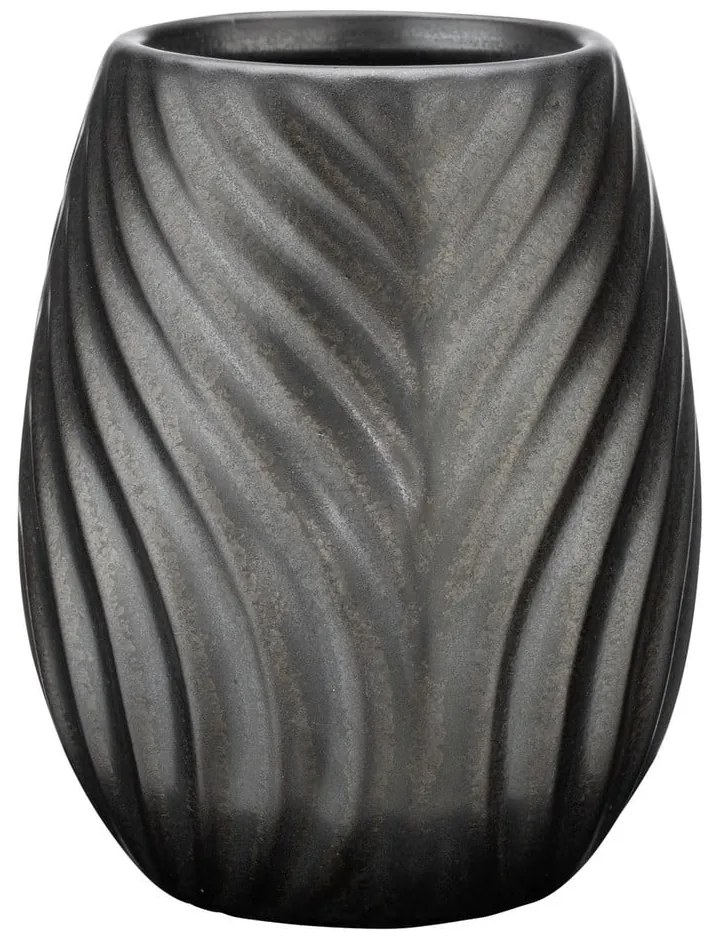 Set de accesorii de baie gri antracit din ceramică Idro – Wenko