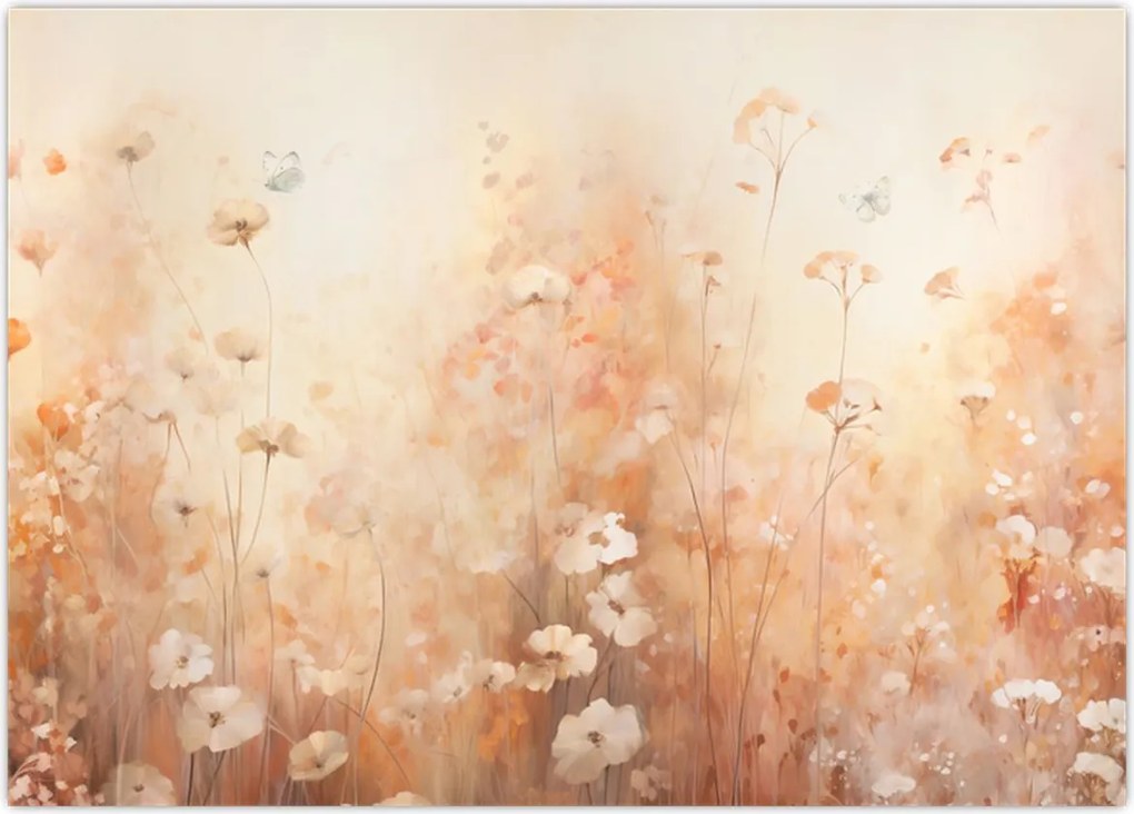 Tablou - Model de flori sălbatice (70x50 cm)