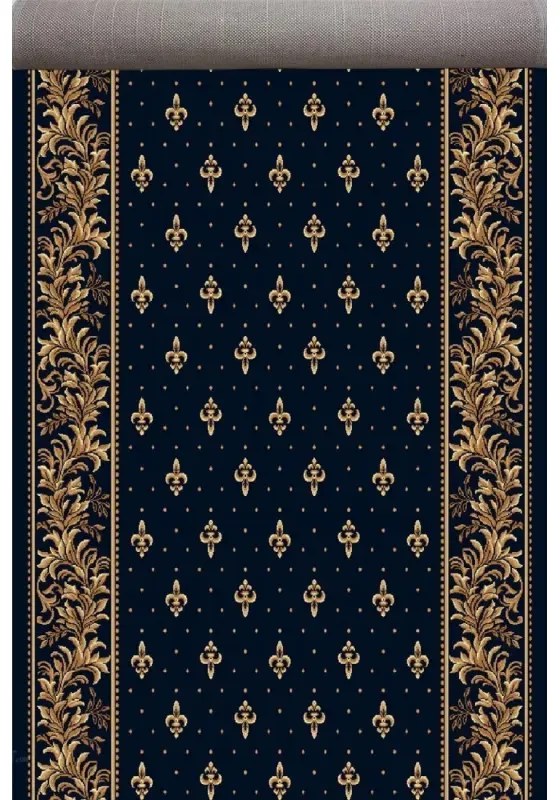 Traversa bisericească albastru crin imperial și lauri Selectează lătime: 060 X