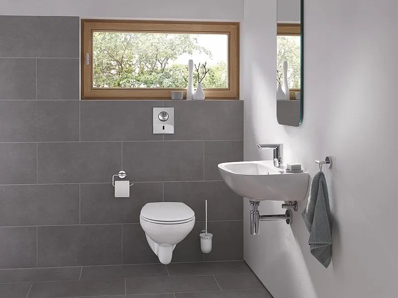 Agatatoare baie Grohe BauCosmopolitan,doua brate,crom-40461001