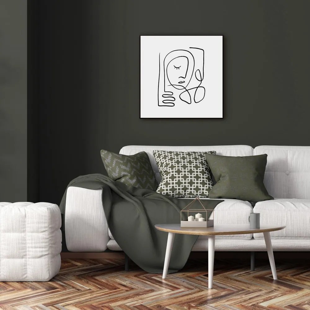 Tablou 50x50 cm Linear Face – Styler