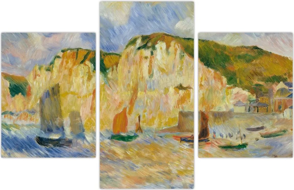 Tablou - Auguste Renoir, Sea and Cliffs, reproducere (90x60 cm)