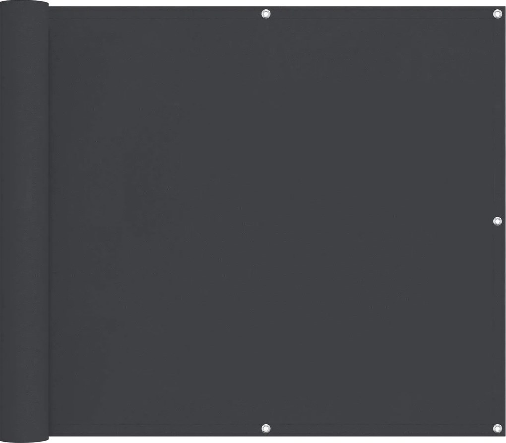 vidaXL Ecran de balcon Negru 100 x 700 cm Material Oxford