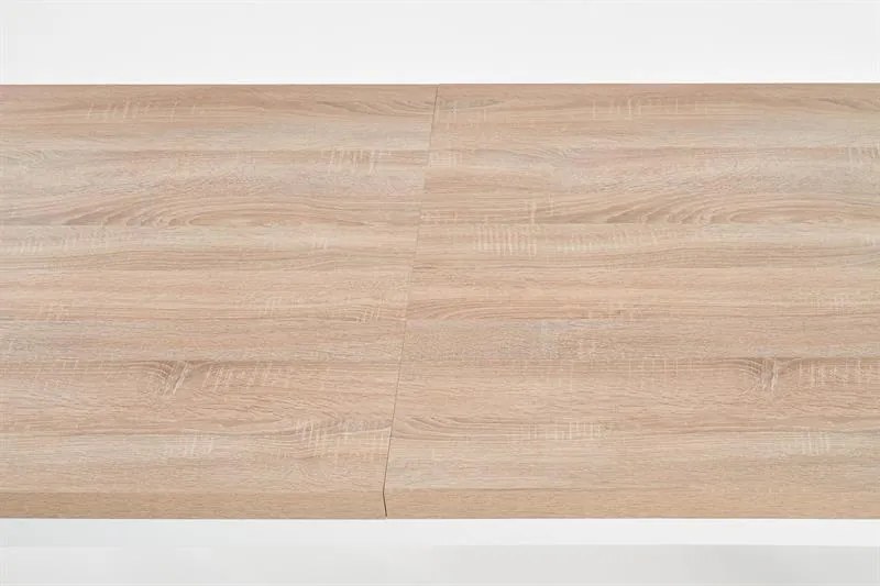 Masa Extensibila Tiago Stejar Sonoma/ Alb – L 140-220 x I 80 x H 76 cm