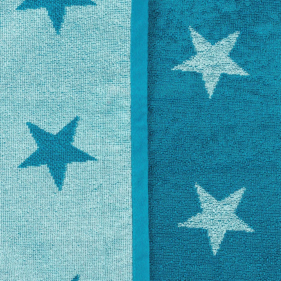 Prosop Stars, turcoaz, 70 x 140 cm