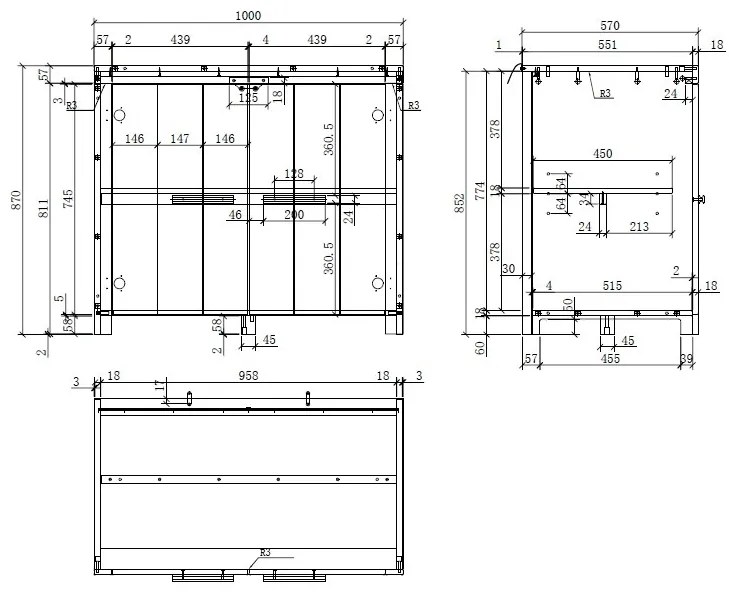 Set Mobilier Cameră Copii ERIK: Pat Supraetajat 90x200 cm, Dulap 2 Uși și Comodă cu 2 Sertare, Alb – Vipack