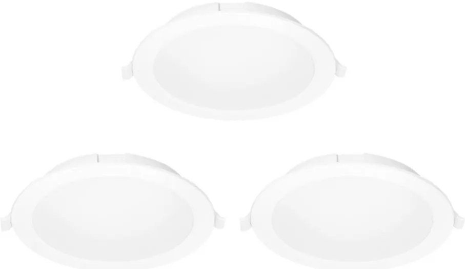 SET 3x corp de iluminat LED RGBW dimabil încastrat Aigostar MESH 15W/230V 2700K-6500K d. 17cm