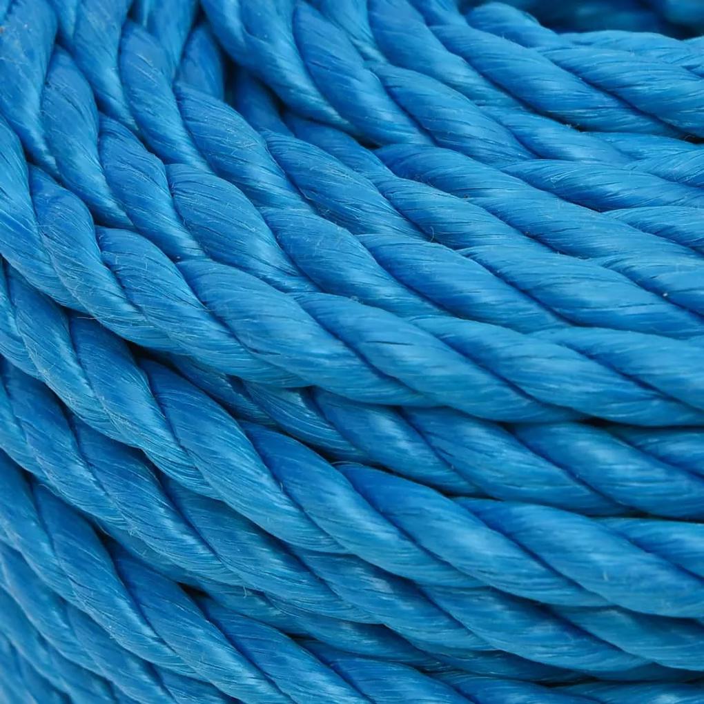 Franghie de lucru, albastru, 24 mm, 50 m, polipropilena 1, Albastru, 50 m, 24 mm
