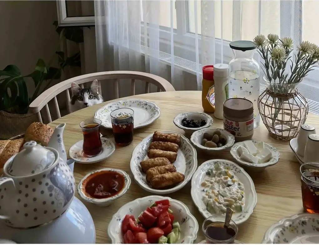 Masa rotund  dining din lemn  Homs, seria A-620,90 x 75 cm,30176