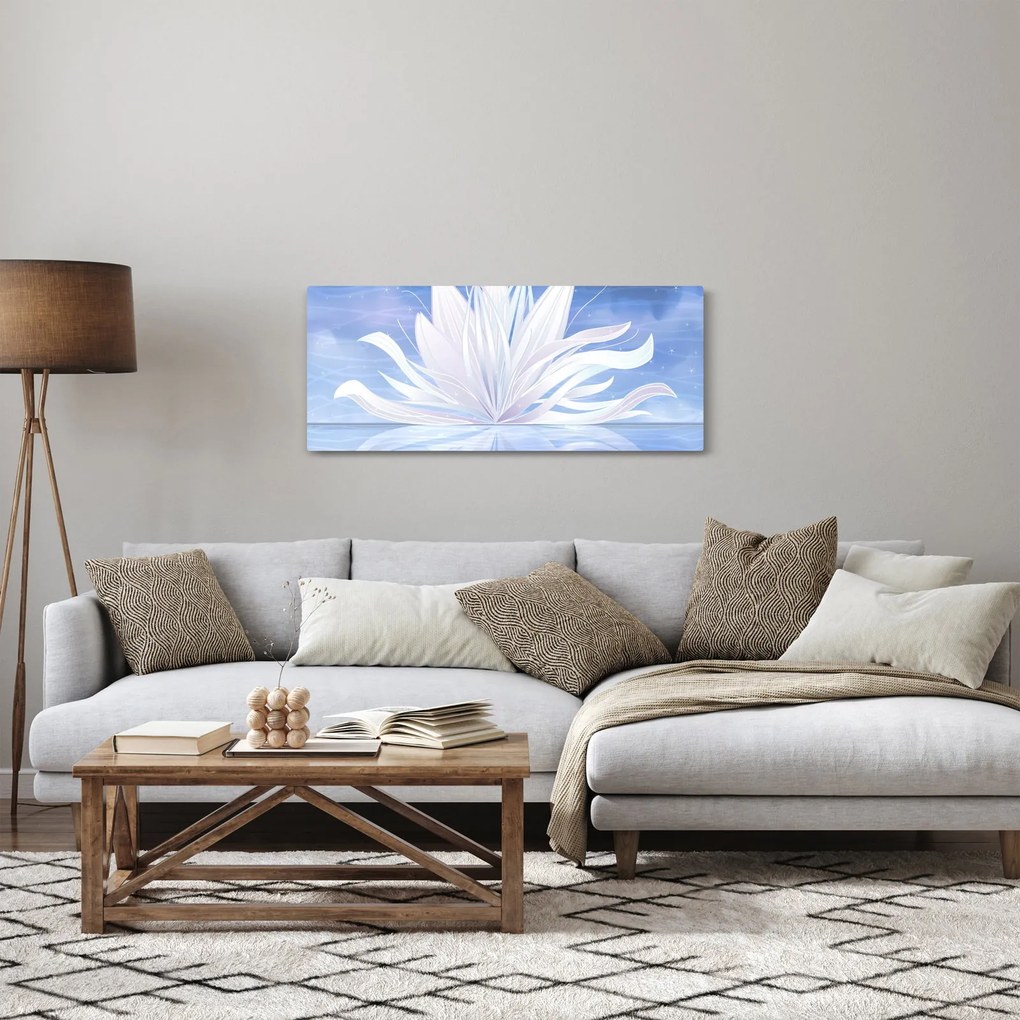 Tablou - Floare de lotus (120x50 cm)