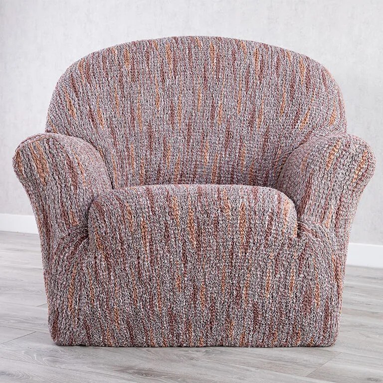 Huse bielastice NOVELO maro fotoliu (l. 60 - 110 cm)