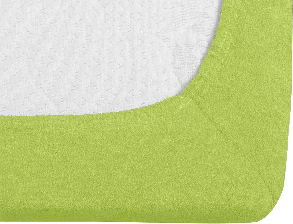 Cearsaf frote EXCLUSIVE verde deschis 90 x 200 cm