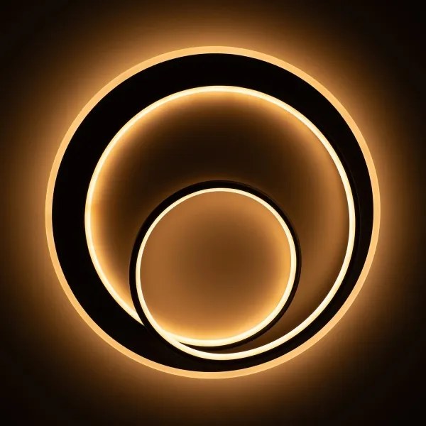 BRILAGI - Plafonieră LED dimabilă FLARE LED/70W/230V Ø 50 cm albă/neagră + telecomandă