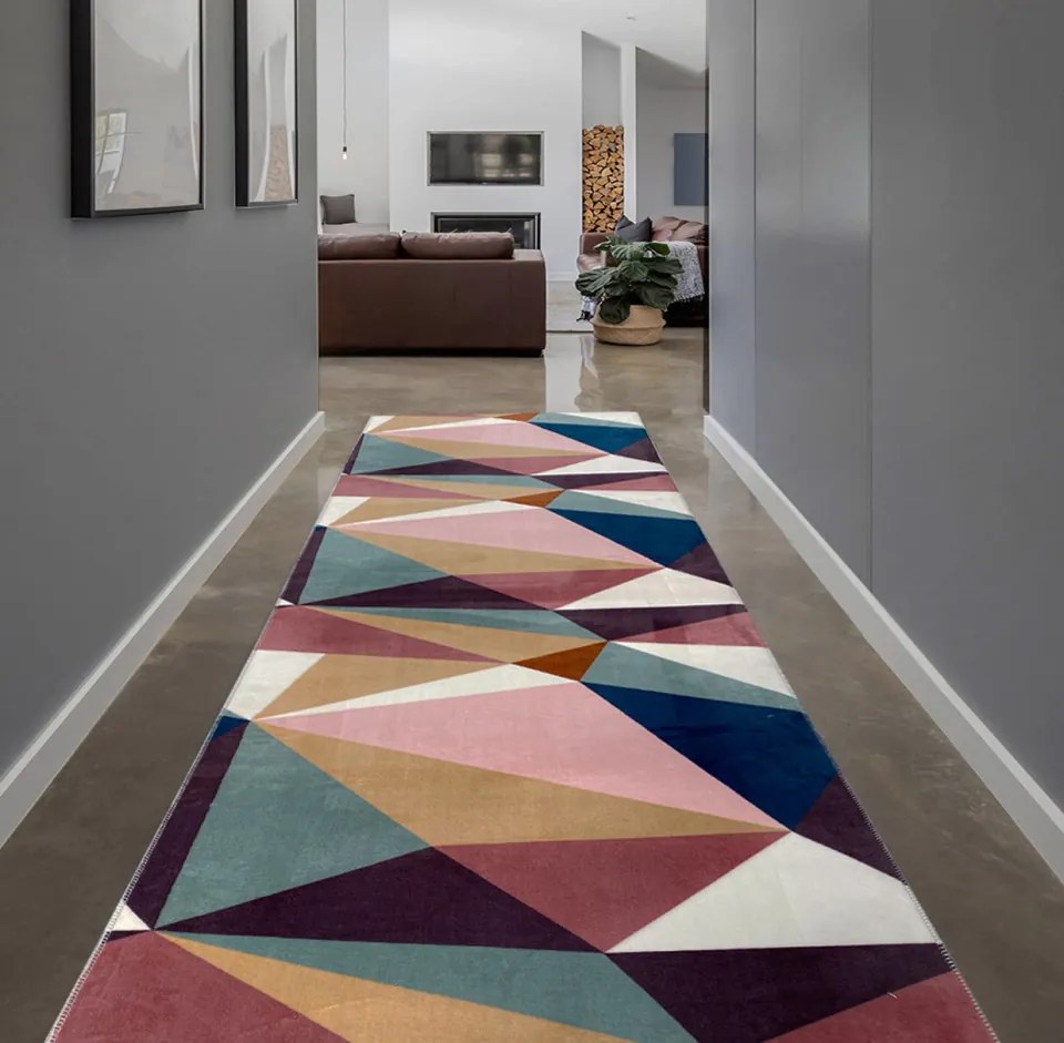 Traversa Hol 050, 100x400 cm, Poliester, Multicolor