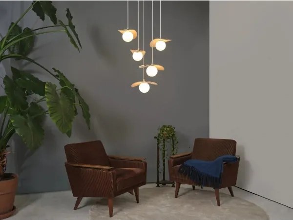 Osram DECOR PEARL – lustru suspendat pe cablu, 5x G9, 5W, 230V, bej