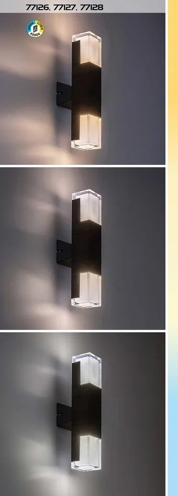 Aplica de perete exterior LED, Protectie IP54, Darvas II