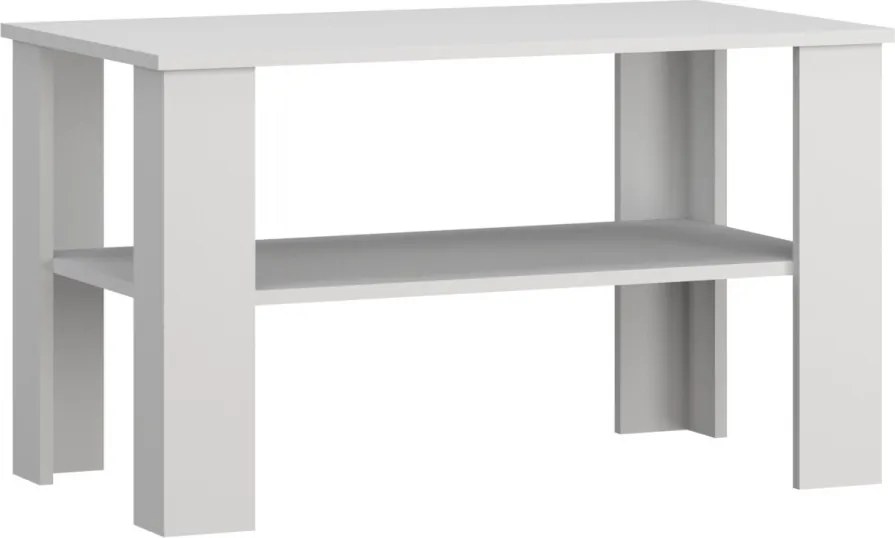 Măsuță de cafea Frazio – 100x55x58 cm – Alb