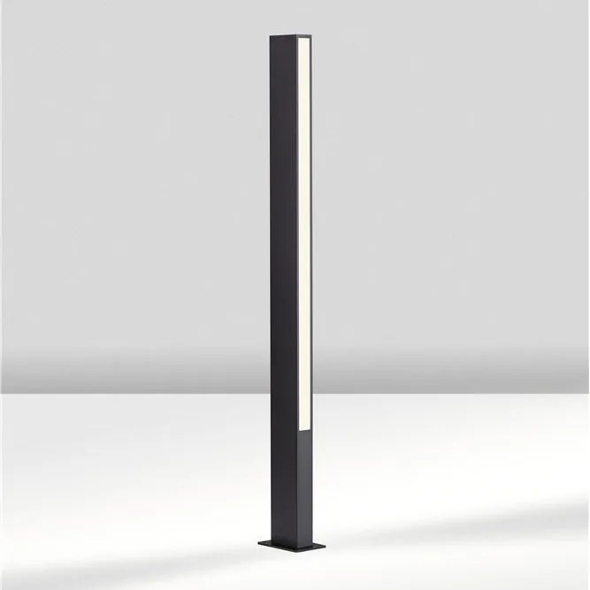 Stalp negru de exterior LED IP65 Stor H-100cm