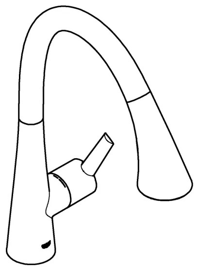 GROHE 32294DC2 - Baterie pentru chiuvetă ZEDRA, inox