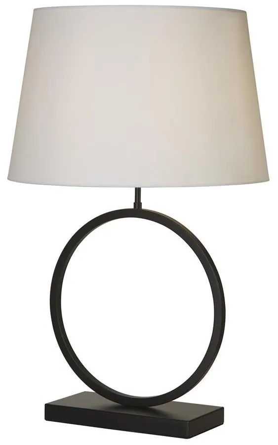 Veioza/Lampa de masa decorativa Elegant negru/alb