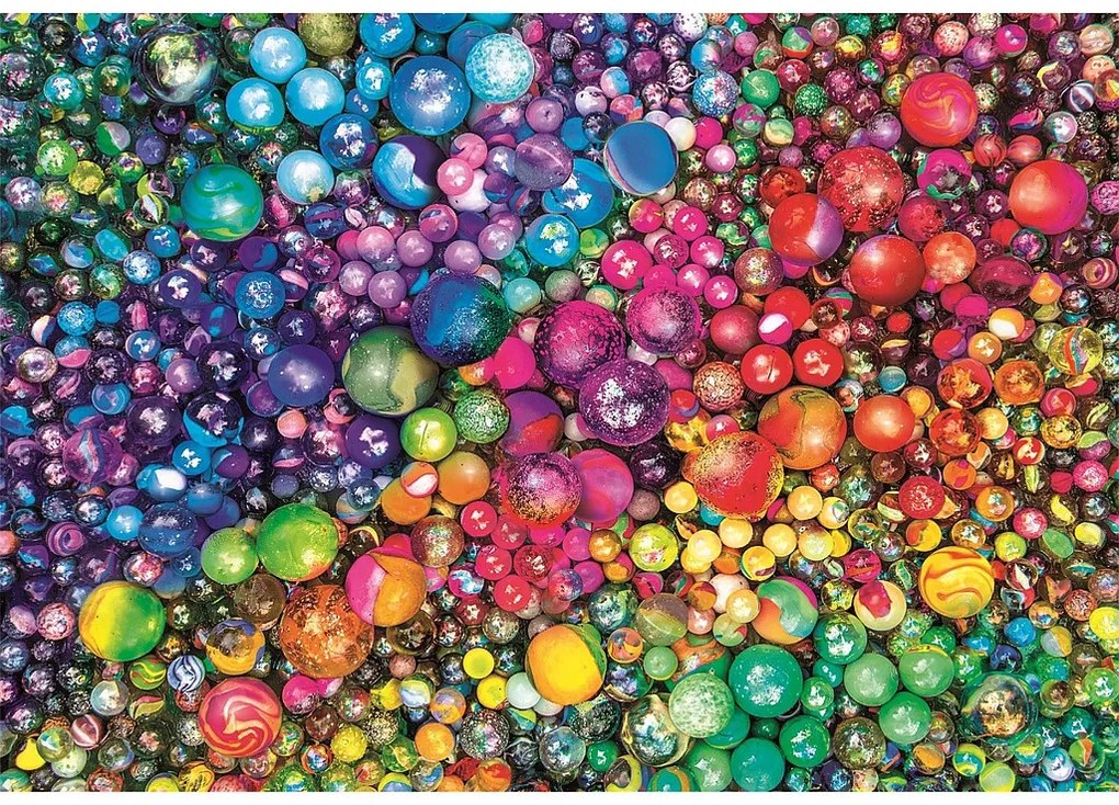 Colorat Marv gule de puzzle Compact 1000 de piese Clementoni