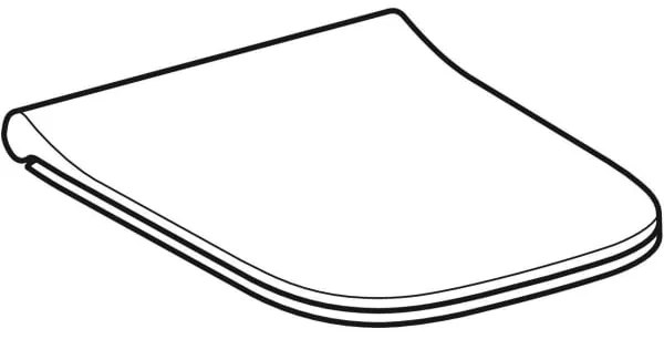Capac WC, Softclose, alb