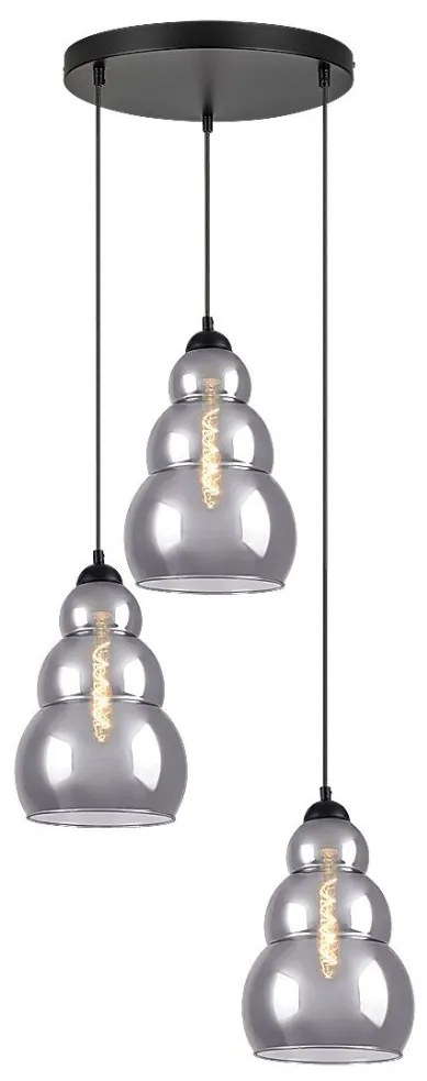 Lustra cu 3 pendule design modern Salvatore