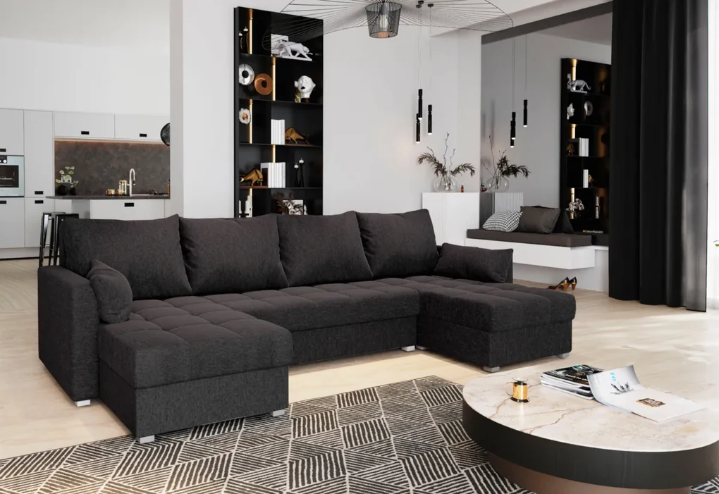 Supermobel Canapea in forma de U JAKO, 298x83x143, kronos 19