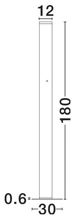 Lampadar, lampa de podea LED ORIN alb 57W