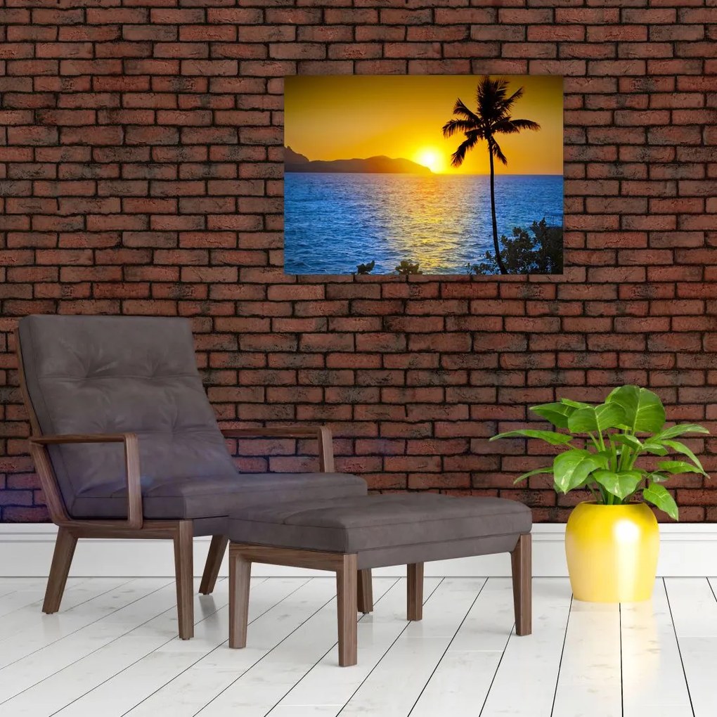 Tablou - Apus de soare deasupra mării (70x50 cm)