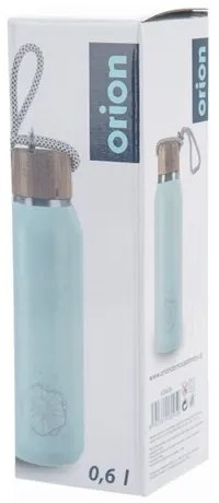 Sticlă termo Orion FLOARE 600 ml, albastru deschis