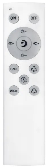 Plafonieră LED RGB dimabilă WAVE LED/30W/230V Wi-Fi Tuya Solight WO792 + telecomandă