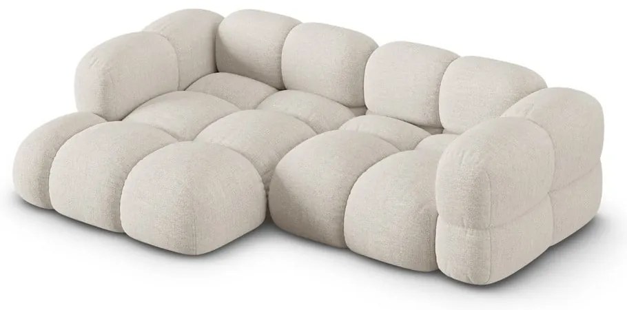 Colțar bej (cu colț pe partea stângă/cu șezlong) Loretto – Cosmopolitan Design