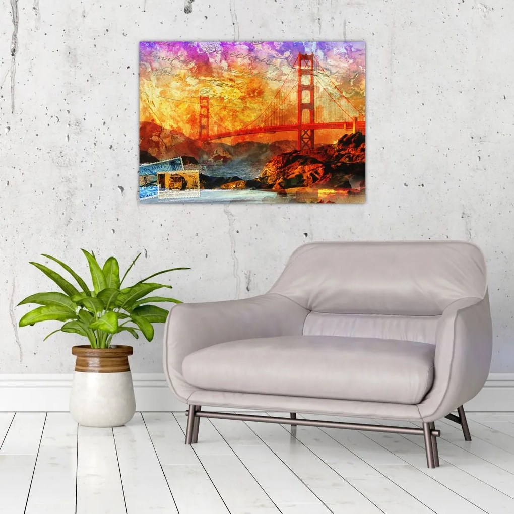 Tablou - Golden Gate, SanFrancisco, California (70x50 cm)