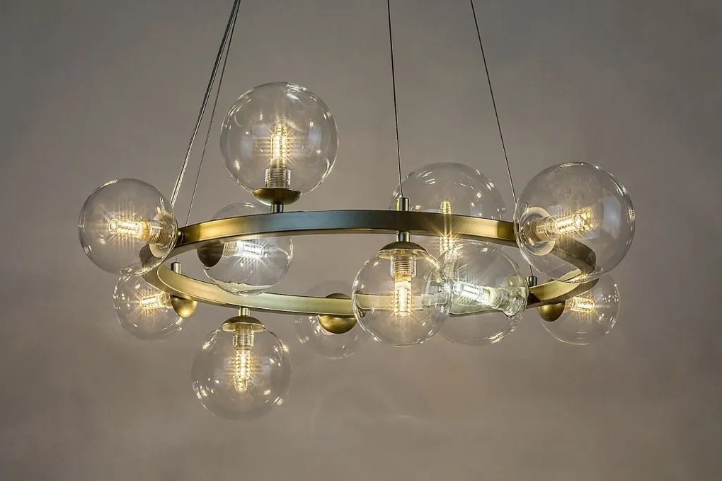 Lustra suspendata cu 11 surse de lumina Aslov