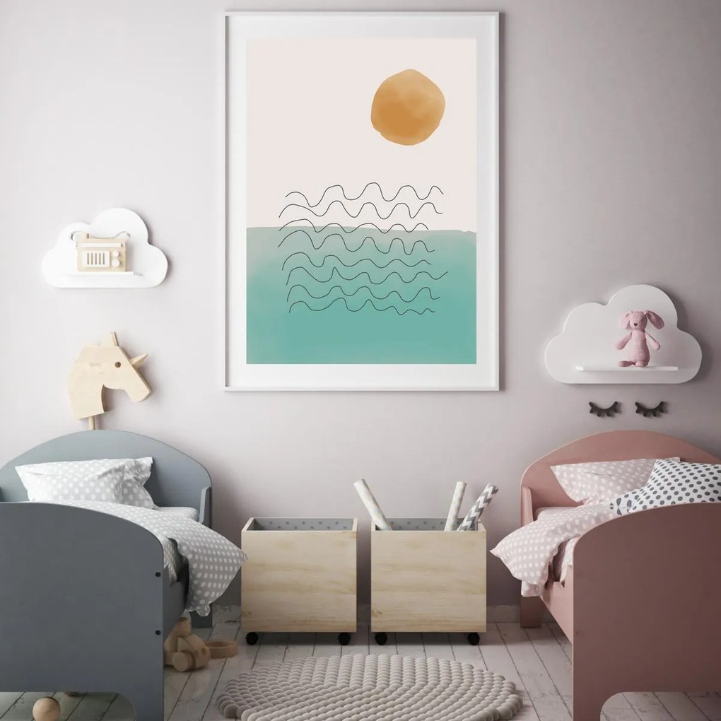 Poster - Abstracție pictată (A4)