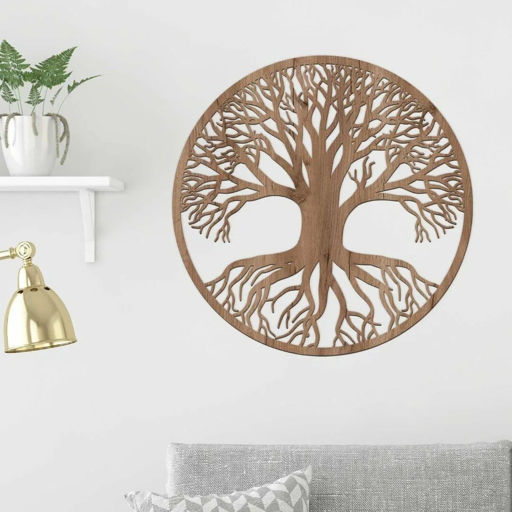 DUBLEZ | Decorațiune din lemn - Copacul Vieții Gaius