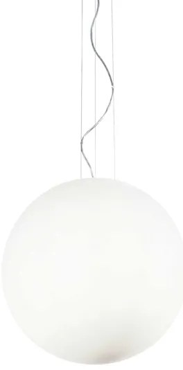 Ideal Lux - Lustră suspendată pe cablu MAPA 1xE27/42W/230V Ø 50 cm alb