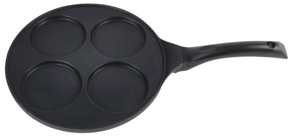 Tigaie pentru clătite KITCHISIMO, 26 cm, neagră
