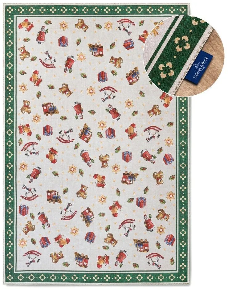 Covor verde 160x230 cm cu model de Crăciun Green Christmas – Villeroy&amp;Boch