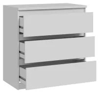 Comodă cu sertare MAO, albă